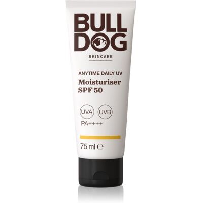 Bulldog Anytime Daily UV Moisturiser cremă hidratantă SPF 50 75 ml Bulldog Anytime Daily UV Moisturiser cremă hidratantă SPF 50 75 ml