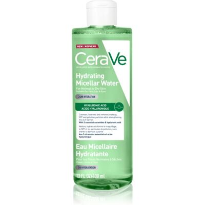 CeraVe Micellar Water Hydrating apa pentru curatare cu particule micele pentru ten normal spre uscat 400 ml CeraVe Micellar Water Hydrating apa pentru curatare cu particule micele pentru ten normal spre uscat 400 ml