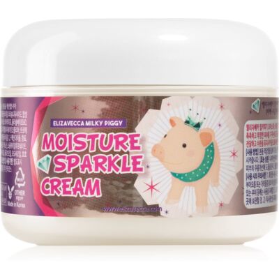 Elizavecca Milky Piggy Moisture Sparkle Cream crema hidratanta cu efect iluminator 100 ml Elizavecca Milky Piggy Moisture Sparkle Cream crema hidratanta cu efect iluminator 100 ml