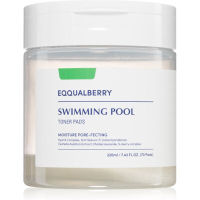 EQQUALBERRY Swimming Pool Toner Pads tampoane exfoliante cu efect de hidratare 70 buc EQQUALBERRY Swimming Pool Toner Pads tampoane exfoliante cu efect de hidratare 70 buc