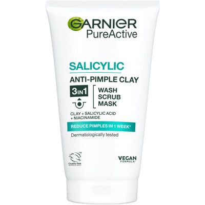 Garnier Pure - Curățare Profundă și Exfoliere 150ml Garnier Pure - Curățare Profundă și Exfoliere 150ml