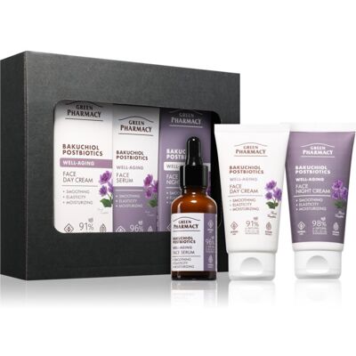 Green Pharmacy Bakuchiol & Postbiotics Set set cadou împotriva îmbătrânirii pielii Green Pharmacy Bakuchiol & Postbiotics Set set cadou împotriva îmbătrânirii pielii
