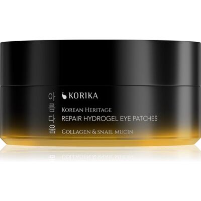 KORIKA Korean Heritage Collagen & Snail Mucin Repair Hydrogel Eye Patches pernuțe din hidrogel 60 buc KORIKA Korean Heritage Collagen & Snail Mucin Repair Hydrogel Eye Patches pernuțe din hidrogel 60 buc