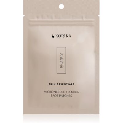 KORIKA Skin Essentials Microneedle Trouble spot patches plasturi pentru piele problematică impotriva acneei 9 buc KORIKA Skin Essentials Microneedle Trouble spot patches plasturi pentru piele problematică impotriva acneei 9 buc