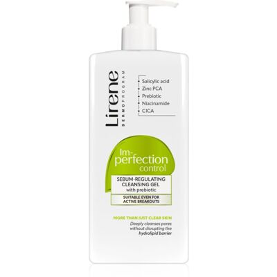Lirene Imperfection Control Cleansing Gel gel de curățare blând pentru ten gras si problematic 300 ml Lirene Imperfection Control Cleansing Gel gel de curățare blând pentru ten gras si problematic 300 ml