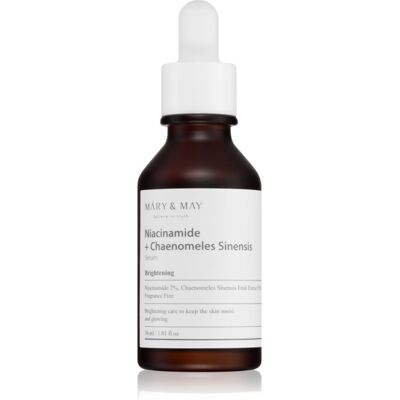 Mary & May Niacinamide + Chaenomeles Sinensis Serum - Serum pentru Luminare și Refinare Pori Mary & May Niacinamide + Chaenomeles Sinensis Serum - Serum pentru Luminare și Refinare Pori