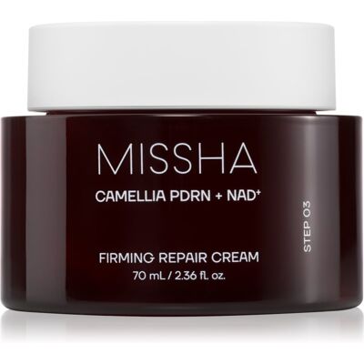 Missha Camellia PDRN NAD+ Firming Repair Cream crema de fata regeneratoare cu efect de întărire 70 g Missha Camellia PDRN NAD+ Firming Repair Cream crema de fata regeneratoare cu efect de întărire 70 g