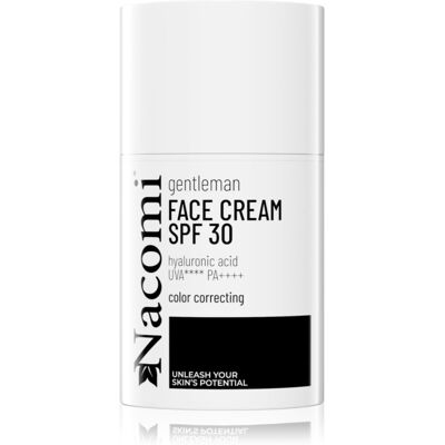 Nacomi GentleMan - Cremă hidratantă pentru față SPF 30 - Ton de piele uniform Nacomi GentleMan - Cremă hidratantă pentru față SPF 30 - Ton de piele uniform