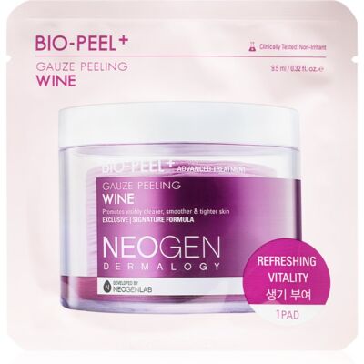 Neogen Dermalogy Bio-Peel+ Gauze Peeling Wine - Discuri exfolianți pentru față - 8 buc Neogen Dermalogy Bio-Peel+ Gauze Peeling Wine - Discuri exfolianți pentru față - 8 buc