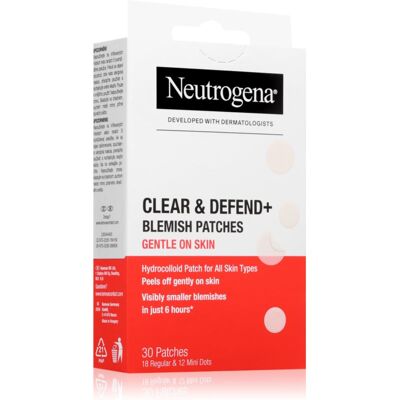 Neutrogena Clear & Defend+ plasturi pentru piele problematică pentru piele sensibilă 30 buc Neutrogena Clear & Defend+ plasturi pentru piele problematică pentru piele sensibilă 30 buc