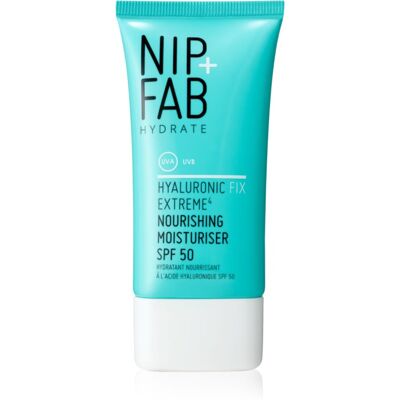 NIP+FAB Hyaluronic Fix Extreme4 crema de fata hidratanta SPF 50 50 ml NIP+FAB Hyaluronic Fix Extreme4 crema de fata hidratanta SPF 50 50 ml