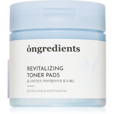 Ongredients Revitalizing Toner Pads dischete de tonifiere cu efect calmant 60 buc Ongredients Revitalizing Toner Pads dischete de tonifiere cu efect calmant 60 buc