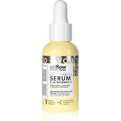 so!flow Brightening Face Serum With Vitamin C ser cu efect iluminator cu vitamina C 30 ml so!flow Brightening Face Serum With Vitamin C ser cu efect iluminator cu vitamina C 30 ml