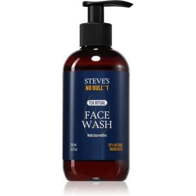 Steve's No Bull***t Tea Ritual Face Wash gel de curățare faciale pentru bărbați 250 ml Steve's No Bull***t Tea Ritual Face Wash gel de curățare faciale pentru bărbați 250 ml