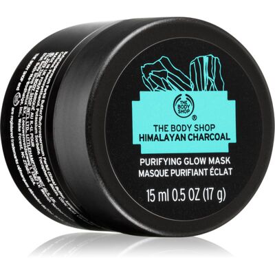 The Body Shop Himalayan Charcoal Purifying Glow Mask masca faciala pentru curatare si stralucire pentru ten gras si problematic 15 ml The Body Shop Himalayan Charcoal Purifying Glow Mask masca faciala pentru curatare si stralucire pentru ten gras si problematic 15 ml