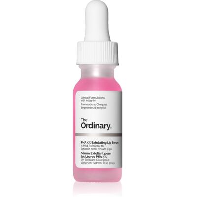 The Ordinary PHA 5% Exfoliating Lip Serum ser exfoliant de netezire de buze 15 ml The Ordinary PHA 5% Exfoliating Lip Serum ser exfoliant de netezire de buze 15 ml
