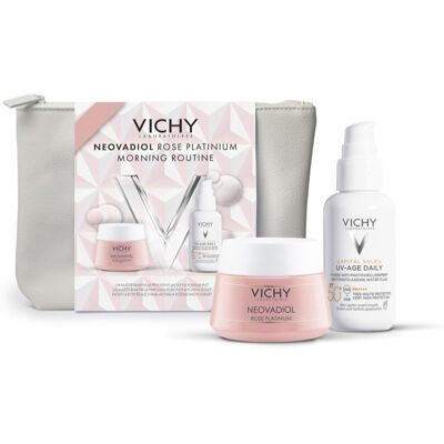 Vichy Neovadiol Rose Platinium Morning Routine set cadou pentru fortificarea barierei cutanate Vichy Neovadiol Rose Platinium Morning Routine set cadou pentru fortificarea barierei cutanate
