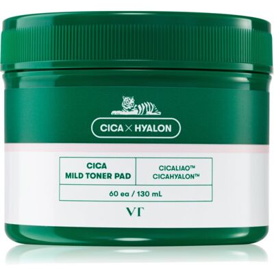 VT Cosmetics Cica Mild Toner Pad - Pentru Piele Sensibilă - 60 bucăți VT Cosmetics Cica Mild Toner Pad - Pentru Piele Sensibilă - 60 bucăți