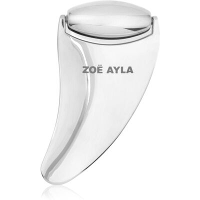 Zoë Ayla 2-in-1 Gua Sha Roller accesoriu de masaj faciale 1 buc Zoë Ayla 2-in-1 Gua Sha Roller accesoriu de masaj faciale 1 buc