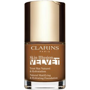 Clarins Skin Illusion Velvet machiaj lichid cu un finisaj mat cu efect de nutritiv culoare 118.5N 30 ml Clarins Skin Illusion Velvet machiaj lichid cu un finisaj mat cu efect de nutritiv culoare 118.5N 30 ml