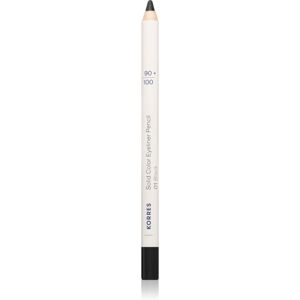 Korres Solid Color Eyeliner Pencil dermatograf cremos culoare Black 1.2 g Korres Solid Color Eyeliner Pencil dermatograf cremos culoare Black 1.2 g