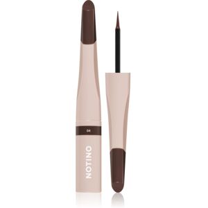 Notino Serum-Infused Lifeproof Eyebrow Liner eyeliner lichid cu ser pentru sprâncene 04 Dark Brown 2.8 ml Notino Serum-Infused Lifeproof Eyebrow Liner eyeliner lichid cu ser pentru sprâncene 04 Dark Brown 2.8 ml