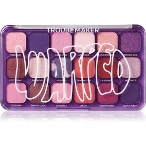 Trouble Maker Big Trouble paletă cu farduri de ochi culoare Warped 27 g Trouble Maker Big Trouble paletă cu farduri de ochi culoare Warped 27 g