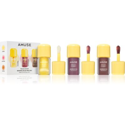 AMUSE Banana Lip Oil Mini Trio set cadou de buze AMUSE Banana Lip Oil Mini Trio set cadou de buze