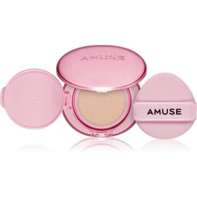 AMUSE Dew Power Vegan Cushion burete cu machiaj de lungă durată pentru strălucirea și netezirea pielii culoare 1.5 Natural 15 g AMUSE Dew Power Vegan Cushion burete cu machiaj de lungă durată pentru strălucirea și netezirea pielii culoare 1.5 Natural 15 g