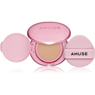 AMUSE Dew Power Vegan Cushion burete cu machiaj de lungă durată pentru strălucirea și netezirea pielii culoare 02 Healthy 15 g AMUSE Dew Power Vegan Cushion burete cu machiaj de lungă durată pentru strălucirea și netezirea pielii culoare 02 Healthy 15 g