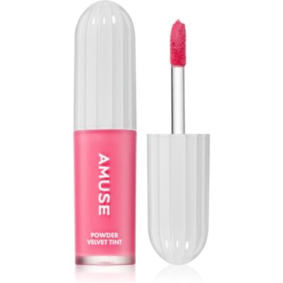 AMUSE Powder Velvet Tint Ruj de buze lichid, de lunga durata cu efect matifiant culoare 02 Peanut Coral 3.3 g AMUSE Powder Velvet Tint Ruj de buze lichid, de lunga durata cu efect matifiant culoare 02 Peanut Coral 3.3 g