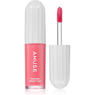 AMUSE Powder Velvet Tint Ruj de buze lichid, de lunga durata cu efect matifiant culoare 04 Pink Powder 3.3 g AMUSE Powder Velvet Tint Ruj de buze lichid, de lunga durata cu efect matifiant culoare 04 Pink Powder 3.3 g