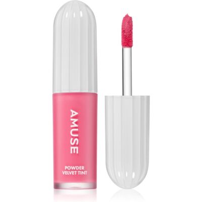 AMUSE Powder Velvet Tint Ruj de buze lichid, de lunga durata cu efect matifiant culoare 06 Rose Cherry 3.3 g AMUSE Powder Velvet Tint Ruj de buze lichid, de lunga durata cu efect matifiant culoare 06 Rose Cherry 3.3 g
