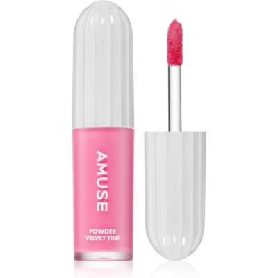 AMUSE Powder Velvet Tint Ruj de buze lichid, de lunga durata cu efect matifiant culoare 07 Salty Grape 3.3 g AMUSE Powder Velvet Tint Ruj de buze lichid, de lunga durata cu efect matifiant culoare 07 Salty Grape 3.3 g