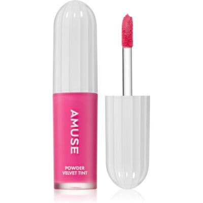 AMUSE Powder Velvet Tint Ruj de buze lichid, de lunga durata cu efect matifiant culoare 08 Berry Pop 3.3 g AMUSE Powder Velvet Tint Ruj de buze lichid, de lunga durata cu efect matifiant culoare 08 Berry Pop 3.3 g