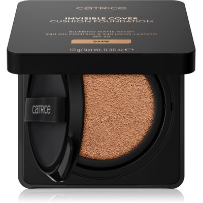 Catrice Invisible Cover Cushion Foundation machiaj matifiant în burete SPF 30 culoare 044W 10 g Catrice Invisible Cover Cushion Foundation machiaj matifiant în burete SPF 30 culoare 044W 10 g