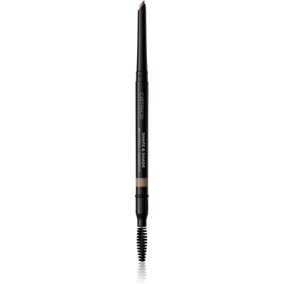 Catrice Shape & Shade Brow Pencil creion pentru sprancene cu pensula culoare 020 Ashy Blonde 0.35 g Catrice Shape & Shade Brow Pencil creion pentru sprancene cu pensula culoare 020 Ashy Blonde 0.35 g