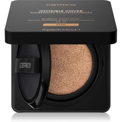Catrice Invisible Cover Cushion Foundation machiaj matifiant în burete SPF 30 culoare C027C 10 g Catrice Invisible Cover Cushion Foundation machiaj matifiant în burete SPF 30 culoare C027C 10 g
