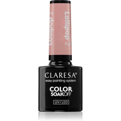 Claresa SoakOff UV/LED Color Lollipop lac de unghii sub forma de gel culoare 2 5 g Claresa SoakOff UV/LED Color Lollipop lac de unghii sub forma de gel culoare 2 5 g