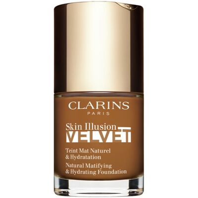 Clarins Skin Illusion Velvet - Fond de Ten Lichid - Finisaj Mat Clarins Skin Illusion Velvet - Fond de Ten Lichid - Finisaj Mat