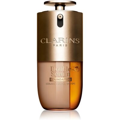 Clarins Double Serum Foundation make-up strălucitor de întinerire culoare M1W 30 ml Clarins Double Serum Foundation make-up strălucitor de întinerire culoare M1W 30 ml