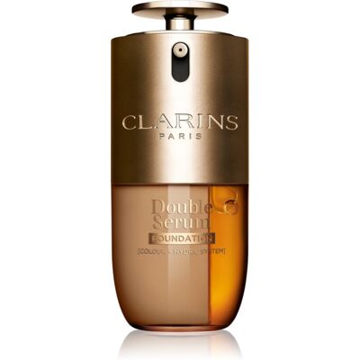 Clarins Double Serum Foundation make-up strălucitor de întinerire culoare M3W 30 ml Clarins Double Serum Foundation make-up strălucitor de întinerire culoare M3W 30 ml