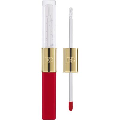 Dolce&Gabbana Make It Double! Lip Tint & Gloss Duo ruj rezistent si luciu de buze. 2 in 1 culoare 05 Cherry Jelly - Red & Clear Gloss 2x2 ml Dolce&Gabbana Make It Double! Lip Tint & Gloss Duo ruj rezistent si luciu de buze. 2 in 1 culoare 05 Cherry Jelly - Red & Clear Gloss 2x2 ml
