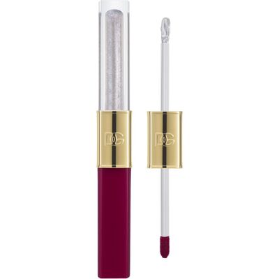 Dolce&Gabbana Make It Double! Lip Tint & Gloss Duo ruj rezistent si luciu de buze. 2 in 1 culoare 06 Grape Soda - Berry & Silver Shimmer 2x2 ml Dolce&Gabbana Make It Double! Lip Tint & Gloss Duo ruj rezistent si luciu de buze. 2 in 1 culoare 06 Grape Soda - Berry & Silver Shimmer 2x2 ml