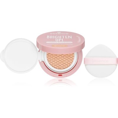 essence BRIGHTEN UP! Cushion Foundation burete cu machiaj matifiant culoare 12 Creme 12 g essence BRIGHTEN UP! Cushion Foundation burete cu machiaj matifiant culoare 12 Creme 12 g