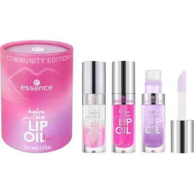 essence Hydra Kiss Lip Oil Trio set îngrijire buze essence Hydra Kiss Lip Oil Trio set îngrijire buze