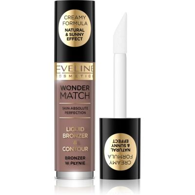 Eveline Cosmetics Wonder Match Bronzer Lichid - Contur Față Eveline Cosmetics Wonder Match Bronzer Lichid - Contur Față