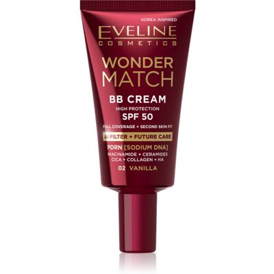 Eveline Cosmetics Wonder Match BB Cream crema BB culoare Vanilla 30 ml Eveline Cosmetics Wonder Match BB Cream crema BB culoare Vanilla 30 ml