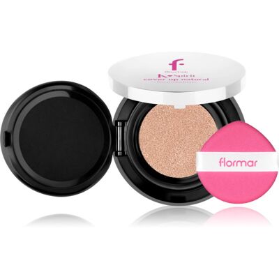 flormar K-Spirit Cover Up Natural Cushion Foundation machiaj compact persistent culoare 002 - Porcelain 80 g flormar K-Spirit Cover Up Natural Cushion Foundation machiaj compact persistent culoare 002 - Porcelain 80 g
