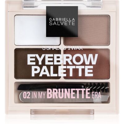 Gabriella Salvete Eyebrow Palette set pentru sprancene perfecte culoare 02 In My Brunette Era 5.2 g Gabriella Salvete Eyebrow Palette set pentru sprancene perfecte culoare 02 In My Brunette Era 5.2 g